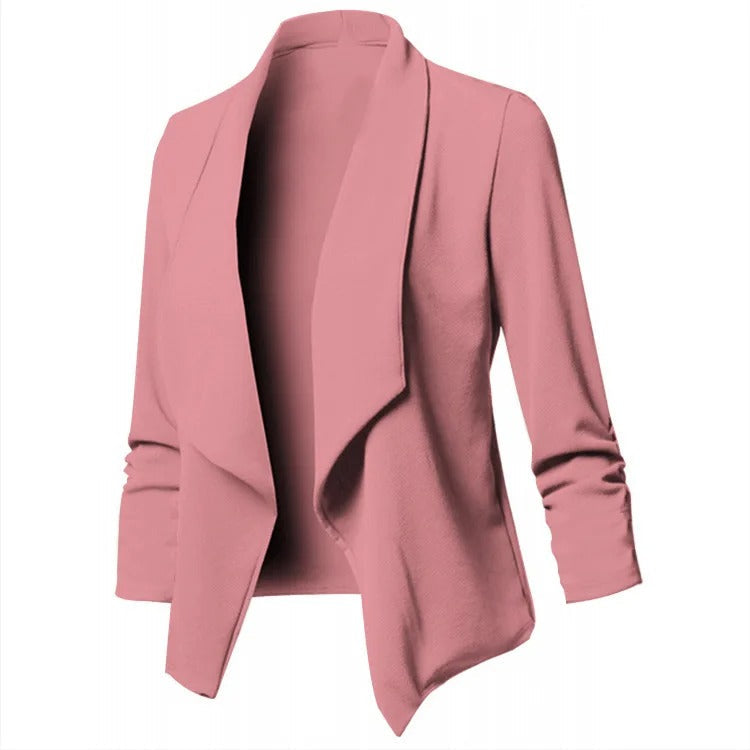 Overdimensjonert, åpen blazer for kvinner