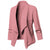 Overdimensjonert, åpen blazer for kvinner