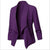 Overdimensjonert, åpen blazer for kvinner