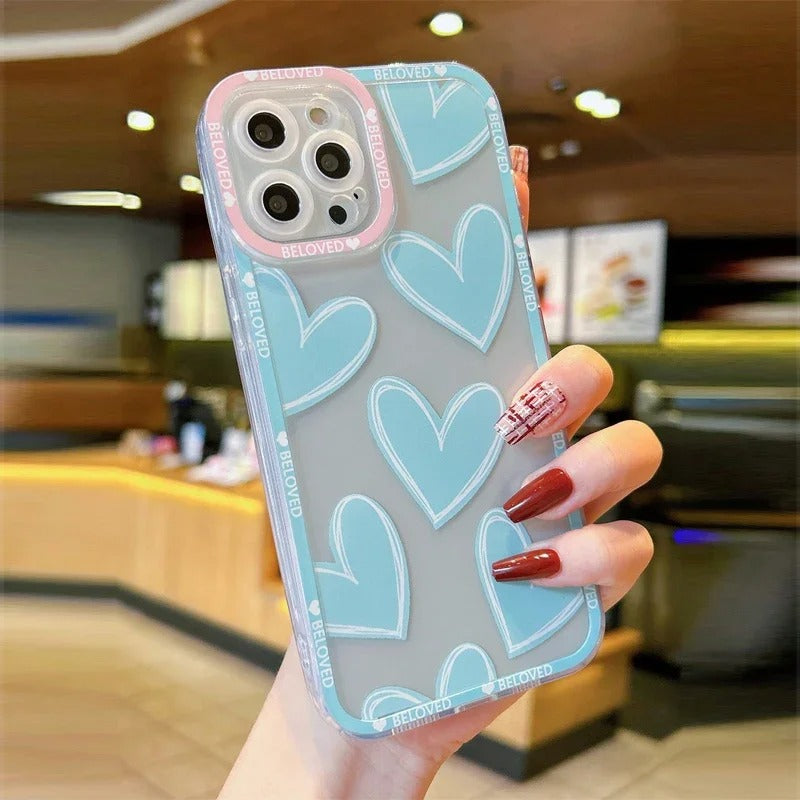 Love Heart-teletui til iPhone