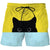 Shorts med 3D-mønster for menn