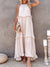 Lang Kjole Dame Elegant Snitt Polyester og Bomull 2