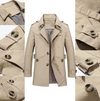 Windbreaker Trench Coat for menn