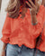 Variant image for Kvinne Bluse Ruffles V-hals Polyester-33