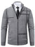 Herre Half Zip Genser Strikket Elegant Akryl-6