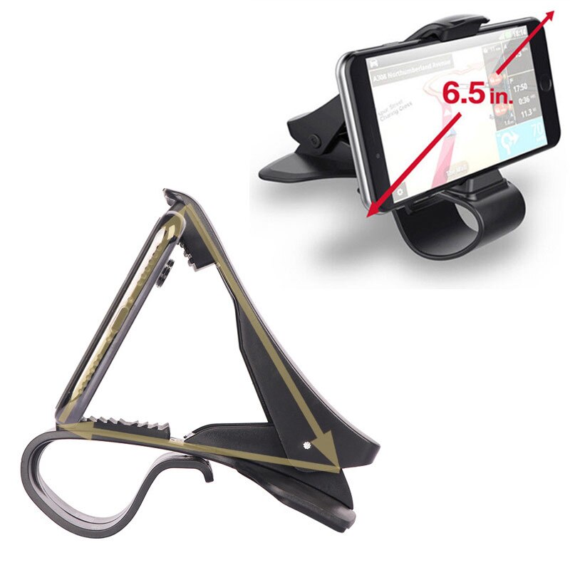 Universal bilklips telefonholder