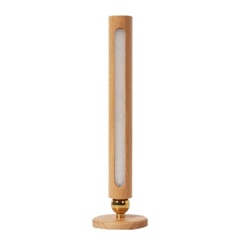 LED 360° roterende vegglampe i tre