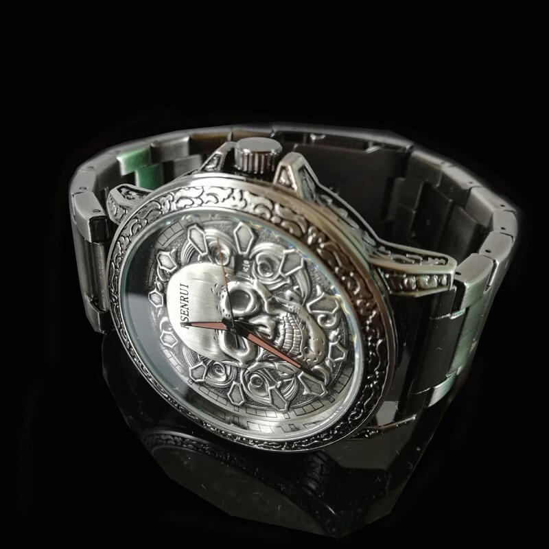 Hodeskalle face watch