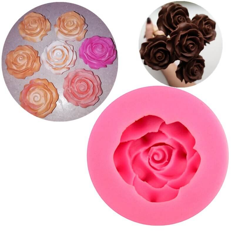 Rose silikonform