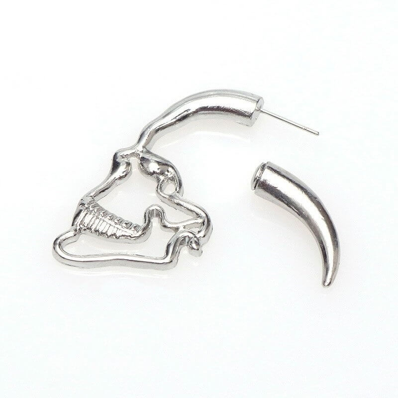 Hollow Skull Stud øredobber