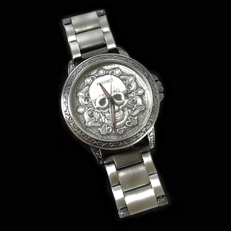 Hodeskalle face watch