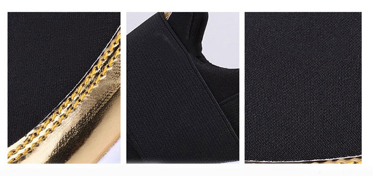 Pustende slip-on sko for kvinner