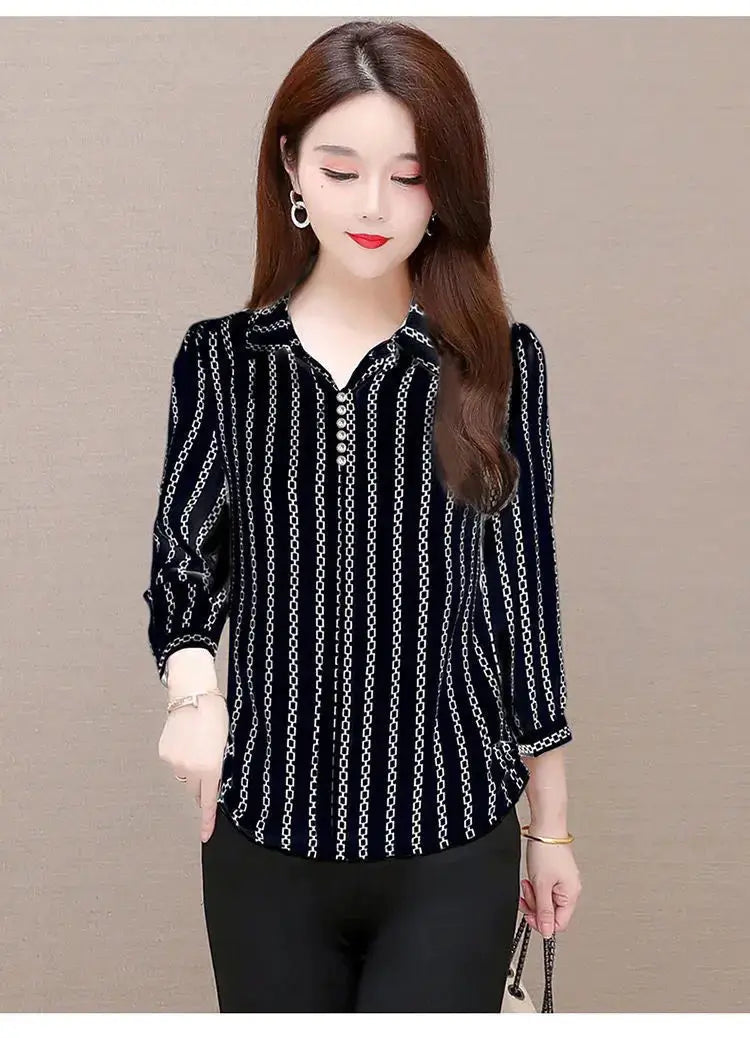 Chiffonbluse for kvinner