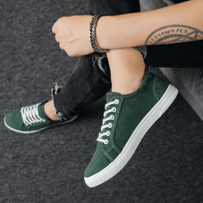 Lett lerret herresko