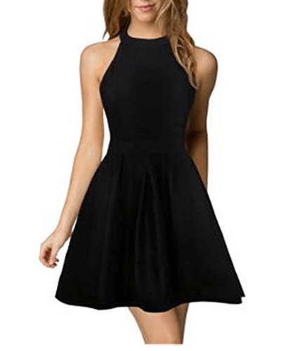 Klassisk sommerkjole for kvinner