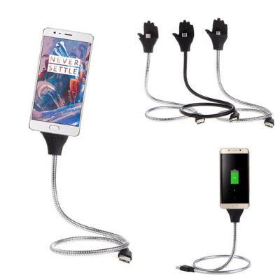 Allsidig ladekabel for telefonstativ