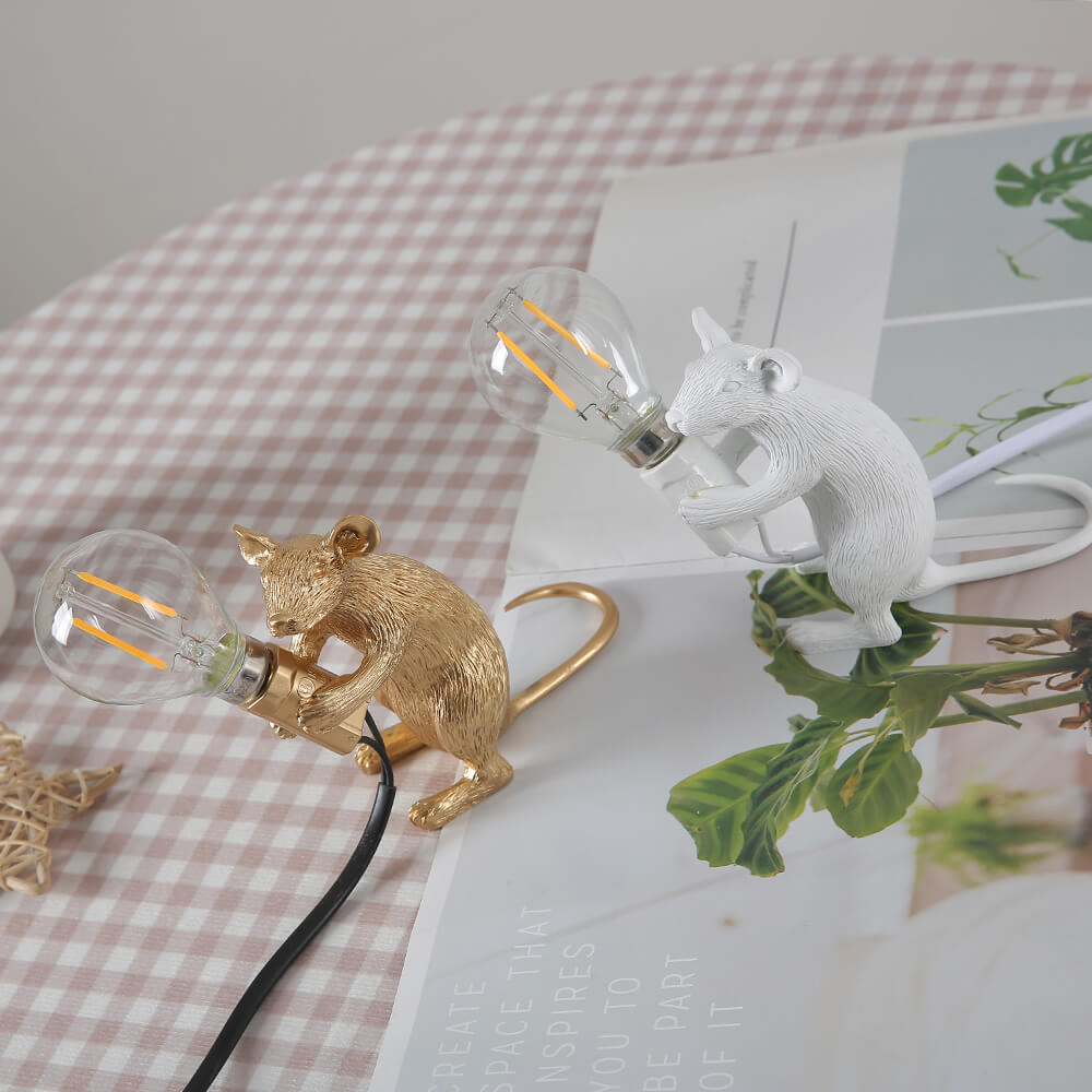 Søt mus bordlampe