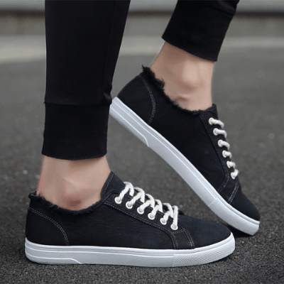 Lett lerret herresko