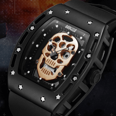 Pirate Skull herreklokke