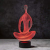 Yoga 3D Illusion Lampe