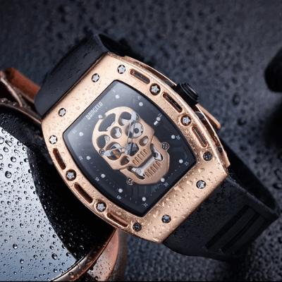 Pirate Skull herreklokke