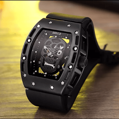 Pirate Skull herreklokke