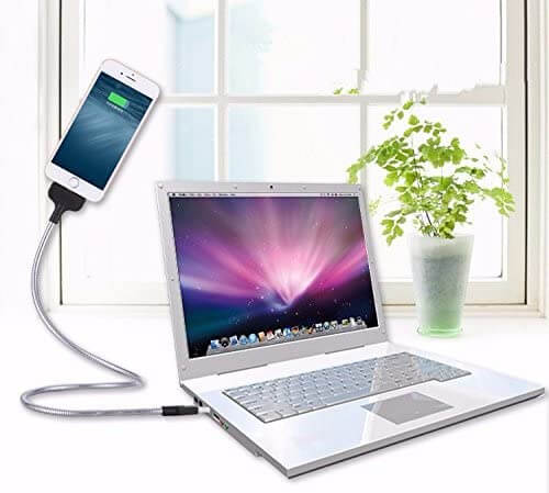 Allsidig ladekabel for telefonstativ