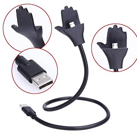 Allsidig ladekabel for telefonstativ