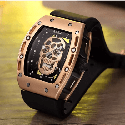Pirate Skull herreklokke