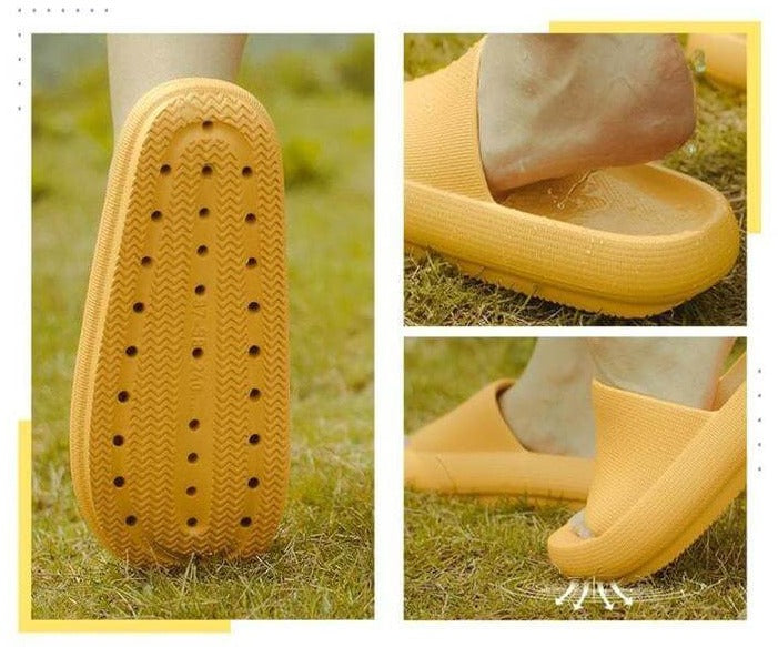 Universal hurtigtørkende fortykkede sklisikre sandaler