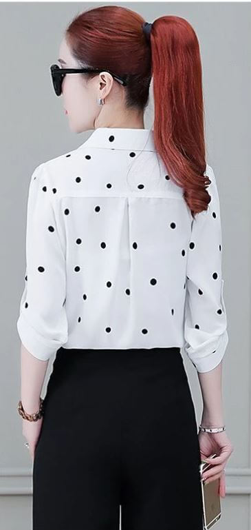 Chiffonbluse for kvinner