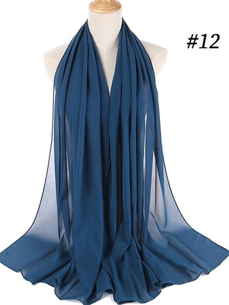 Chiffon Hijab pannebånd