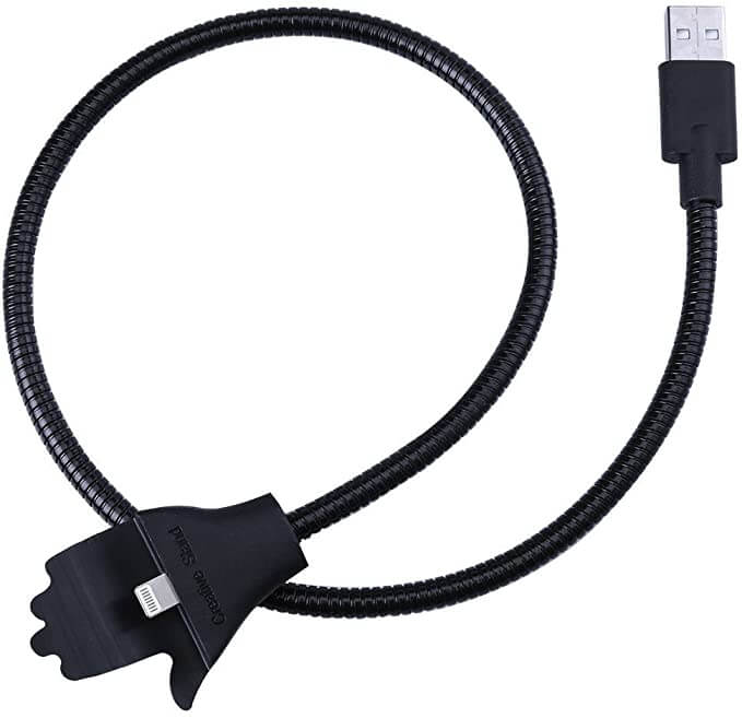 Allsidig ladekabel for telefonstativ