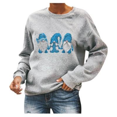 Søt Julenisse Grafisk Genser