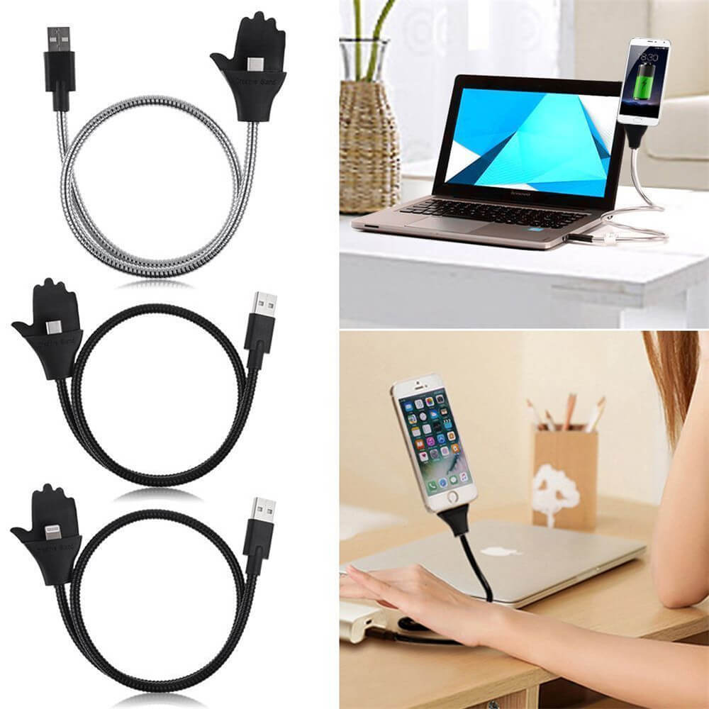 Allsidig ladekabel for telefonstativ