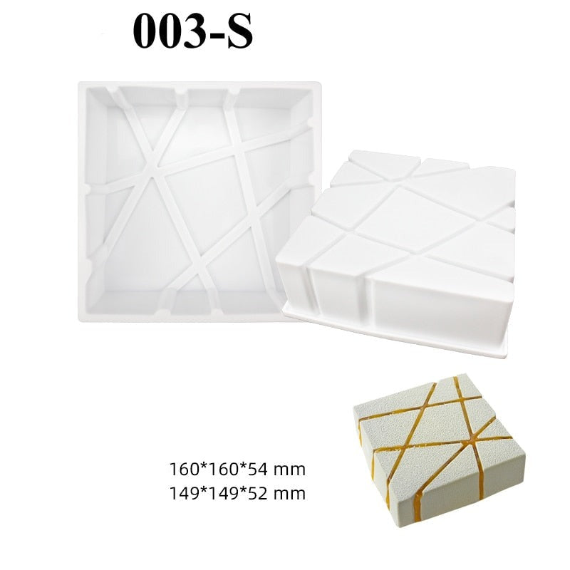 3D silikon dessertformer