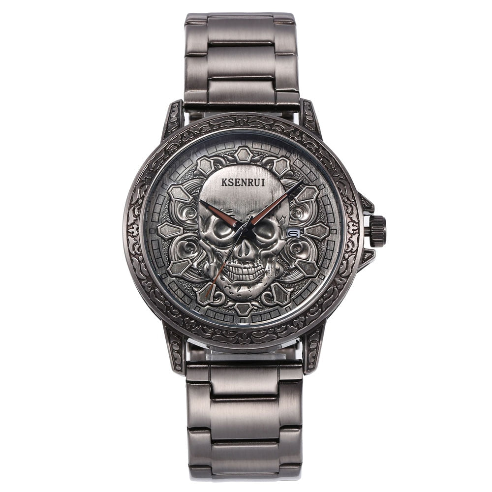 Hodeskalle face watch