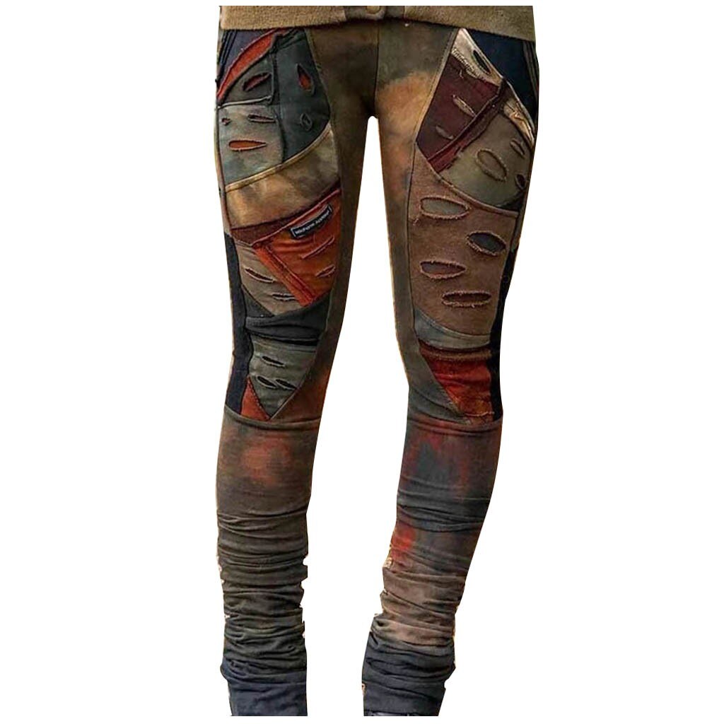 Høymeldet Tie-dye Retro Leggings