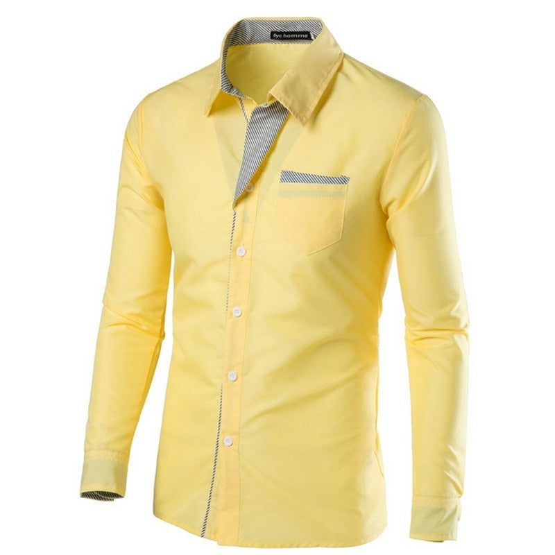Slim Fit, lange ermer for menn