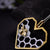 Honeycomb Hjerte Halskjede