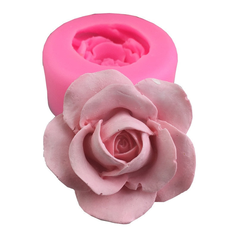 Rose silikonform