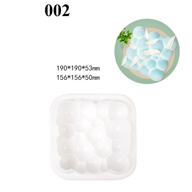 3D silikon dessertformer