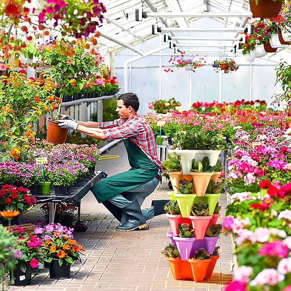 Jordbærstabling Plantepotter