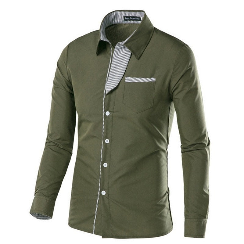 Slim Fit, lange ermer for menn