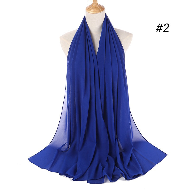 Chiffon Hijab pannebånd