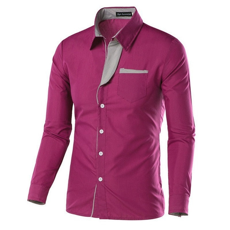 Slim Fit, lange ermer for menn