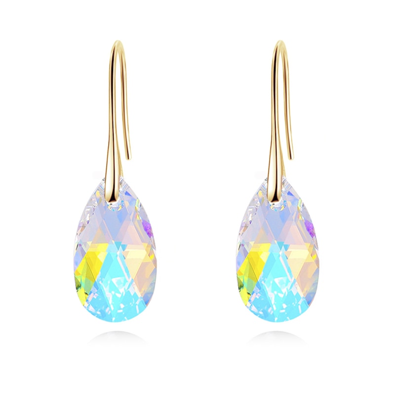 Teardrop krystall øredobber