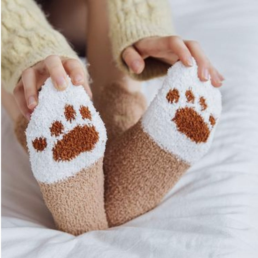 Fluffy Paw Sokker
