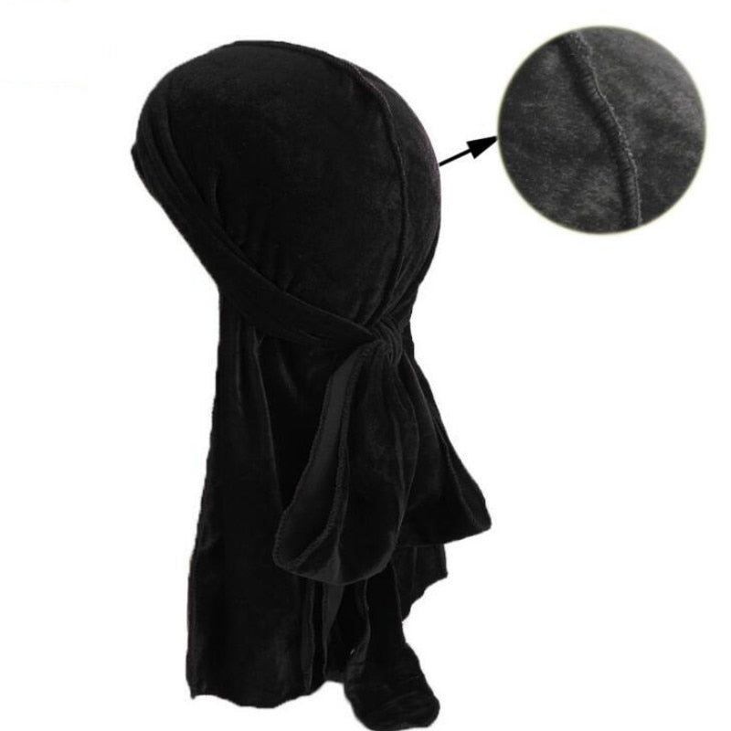 Pustende fløyel Durag