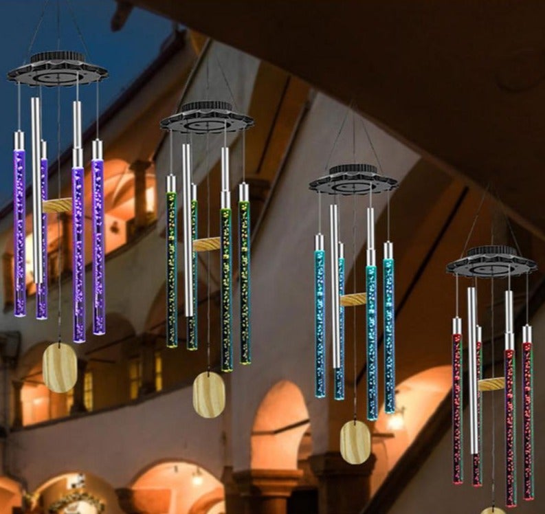 Solcelledrevne Musikalske Vindklokker